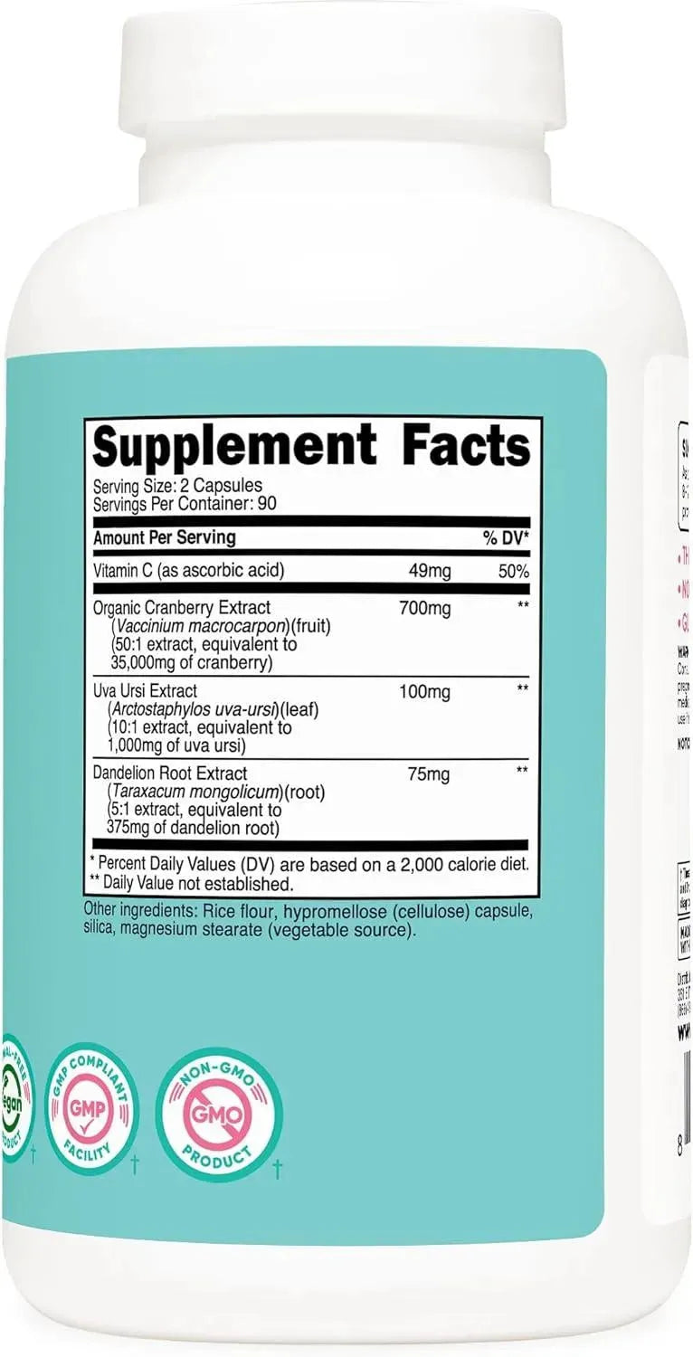 NUTRICOST - Nutricost Cranberry Extract for Women 180 Capsulas - The Red Vitamin MX - Suplementos Alimenticios - {{ shop.shopifyCountryName }}