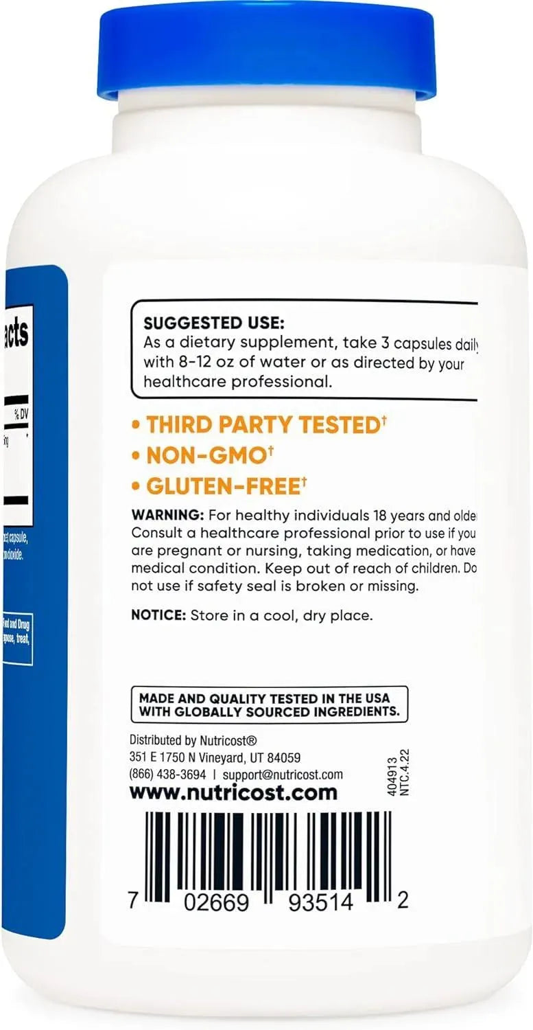 NUTRICOST - Nutricost Dandelion Root Extract 525Mg. 180 Capsulas 2 Pack - The Red Vitamin MX - Suplementos Alimenticios - {{ shop.shopifyCountryName }}