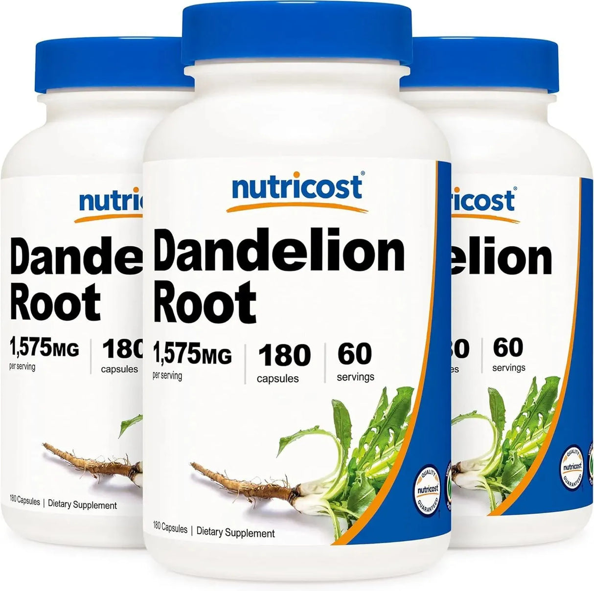 NUTRICOST - Nutricost Dandelion Root Extract 525Mg. 180 Capsulas 3 Pack - The Red Vitamin MX - Suplementos Alimenticios - {{ shop.shopifyCountryName }}