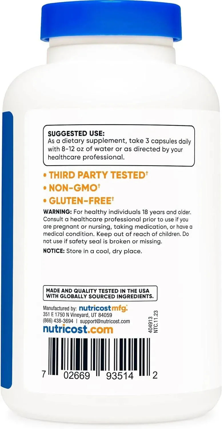 NUTRICOST - Nutricost Dandelion Root Extract 525Mg. 180 Capsulas - The Red Vitamin MX - Suplementos Alimenticios - {{ shop.shopifyCountryName }}
