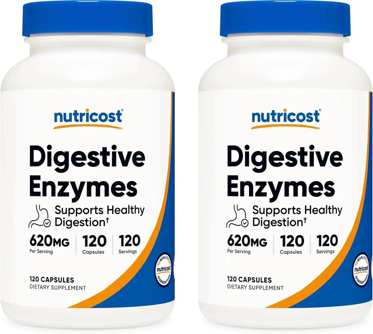 NUTRICOST - Nutricost Digestive Enzymes 620Mg. 240 Capsulas - The Red Vitamin MX - Suplementos Alimenticios - {{ shop.shopifyCountryName }}