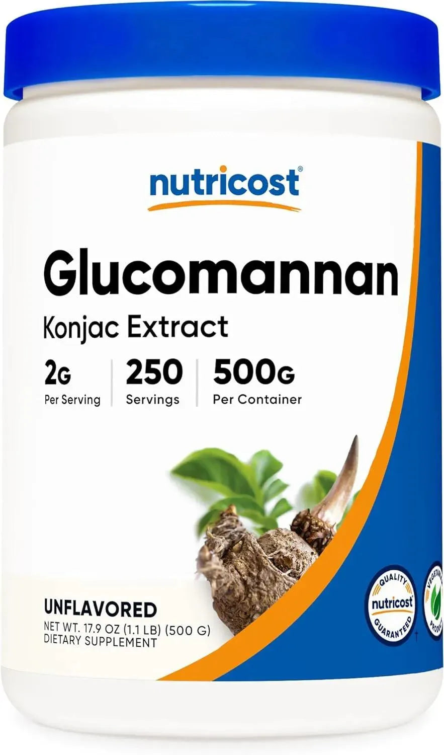 NUTRICOST - Nutricost Glucomannan Powder 500Gr. - The Red Vitamin MX - Suplementos Alimenticios - {{ shop.shopifyCountryName }}