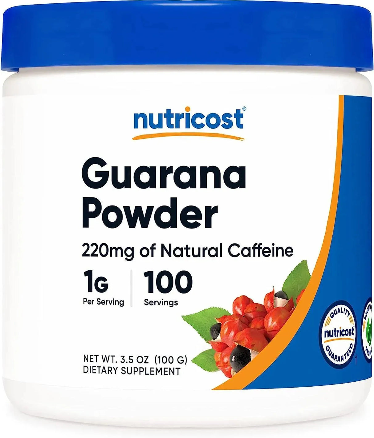 NUTRICOST - Nutricost Guarana Extract Powder 100Gr. - The Red Vitamin MX - Suplementos Alimenticios - {{ shop.shopifyCountryName }}