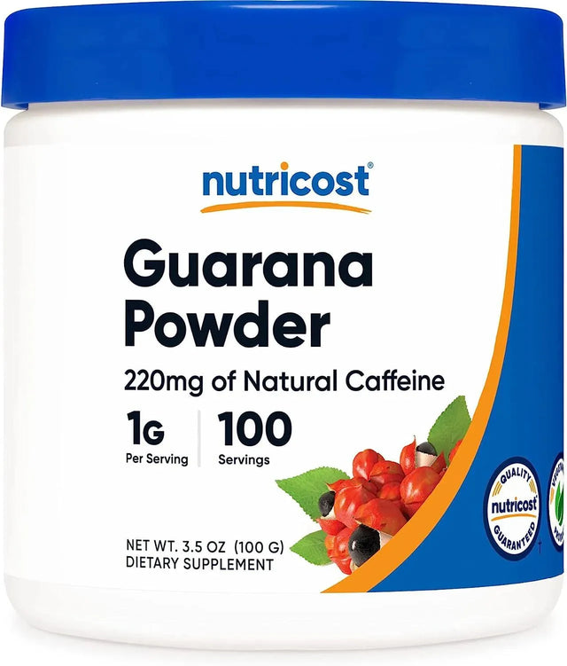 NUTRICOST - Nutricost Guarana Extract Powder 100Gr. - The Red Vitamin MX - Suplementos Alimenticios - {{ shop.shopifyCountryName }}