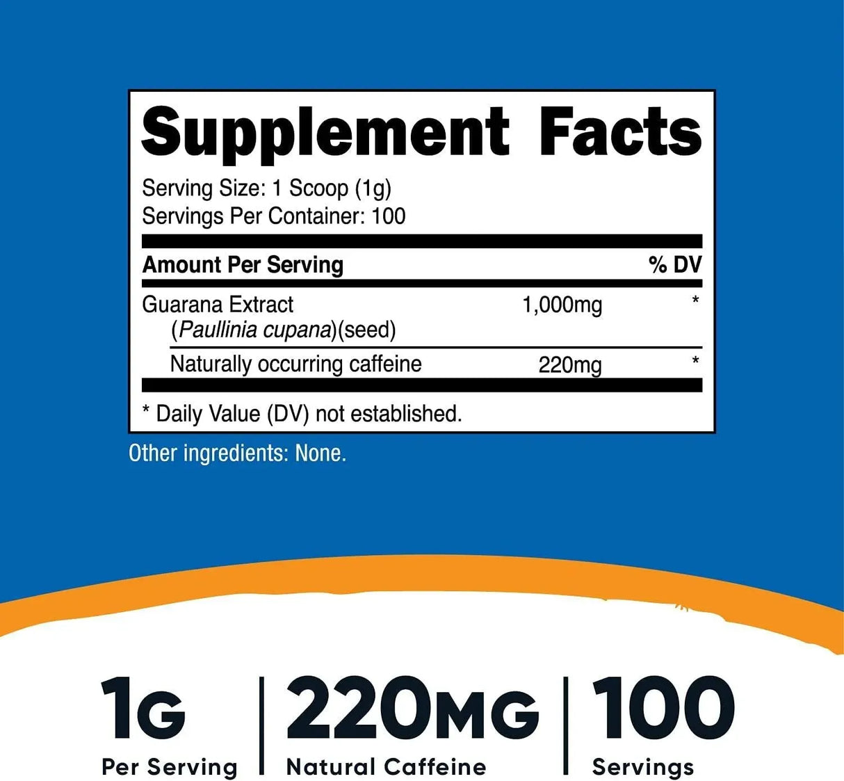 NUTRICOST - Nutricost Guarana Extract Powder 100Gr. - The Red Vitamin MX - Suplementos Alimenticios - {{ shop.shopifyCountryName }}