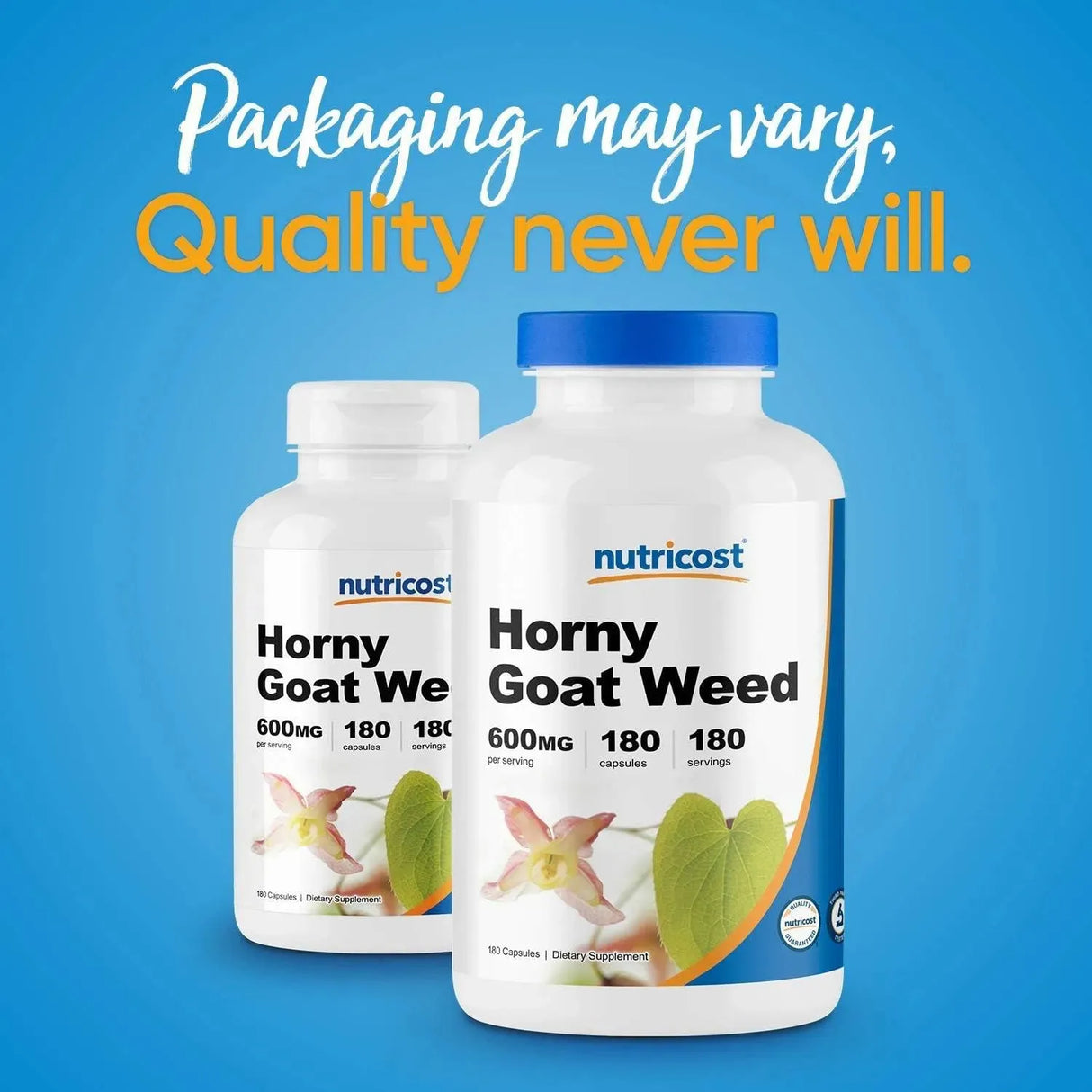 NUTRICOST - Nutricost Horny Goat Weed Extract 600Mg. 360 Capsulas - The Red Vitamin MX - Suplementos Alimenticios - {{ shop.shopifyCountryName }}