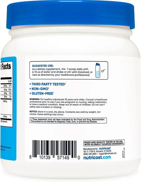 NUTRICOST - Nutricost Keto BHB Exogenous Ketones 30 Servicios 442Gr. - The Red Vitamin MX - Suplementos Alimenticios - {{ shop.shopifyCountryName }}