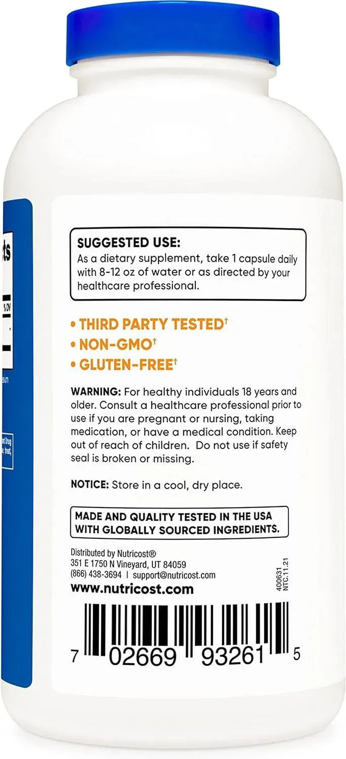 NUTRICOST - Nutricost L-Arginine 500Mg. 300 Capsulas 2 Pack - The Red Vitamin MX - Suplementos Alimenticios - {{ shop.shopifyCountryName }}