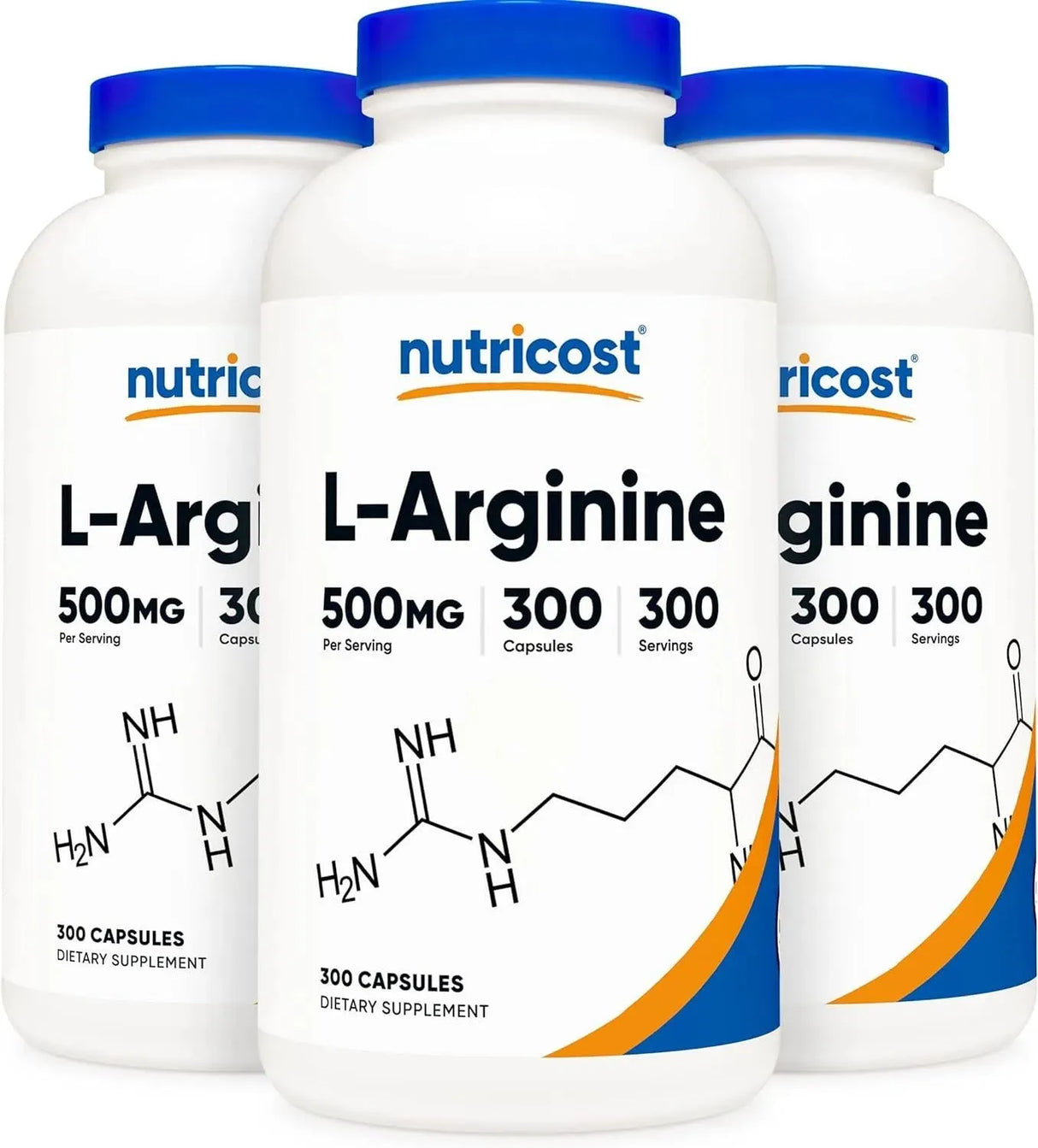 NUTRICOST - Nutricost L-Arginine 500Mg. 300 Capsulas 3 Pack - The Red Vitamin MX - Suplementos Alimenticios - {{ shop.shopifyCountryName }}