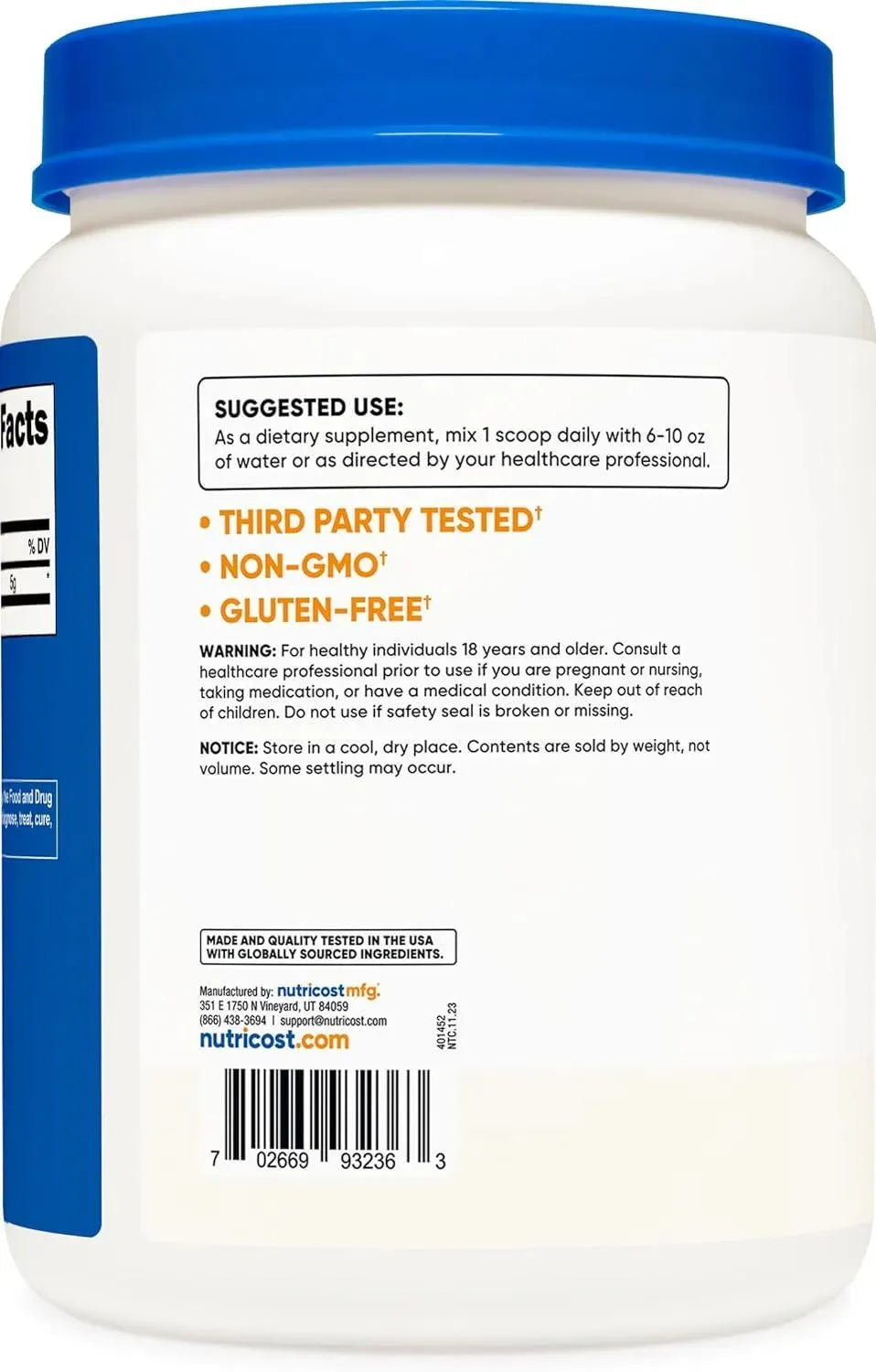 NUTRICOST - Nutricost L-Arginine Powder 1 Kg. - The Red Vitamin MX - Suplementos Alimenticios - {{ shop.shopifyCountryName }}