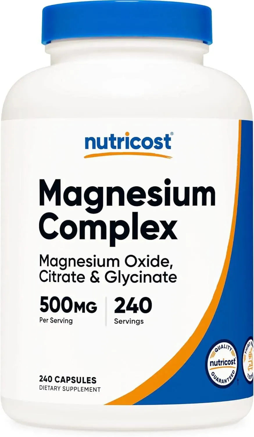 NUTRICOST - Nutricost Magnesium Complex 500Mg. 240 Capsulas - The Red Vitamin MX - Suplementos Alimenticios - {{ shop.shopifyCountryName }}