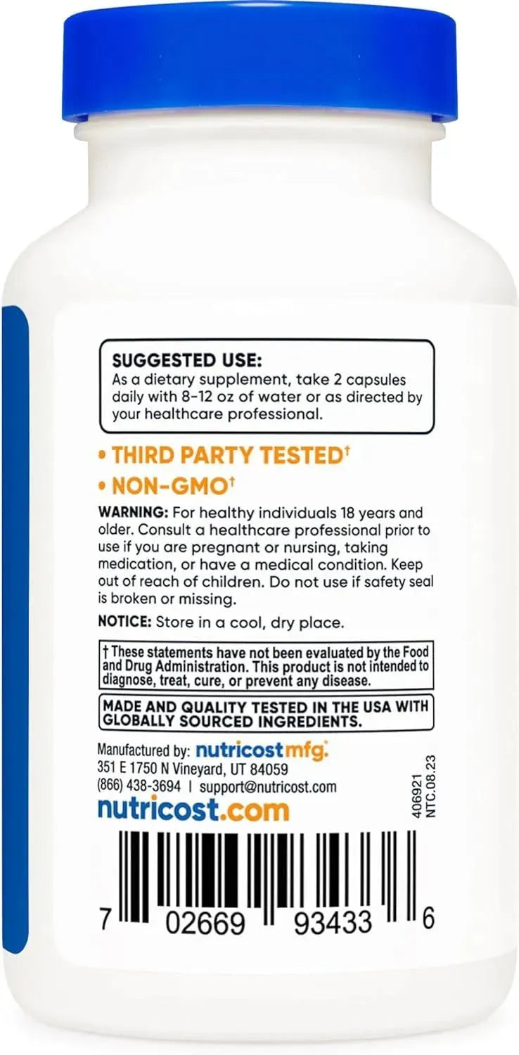 NUTRICOST - Nutricost Multivitamin for Men 120 Capsulas - The Red Vitamin MX - Suplementos Alimenticios - {{ shop.shopifyCountryName }}