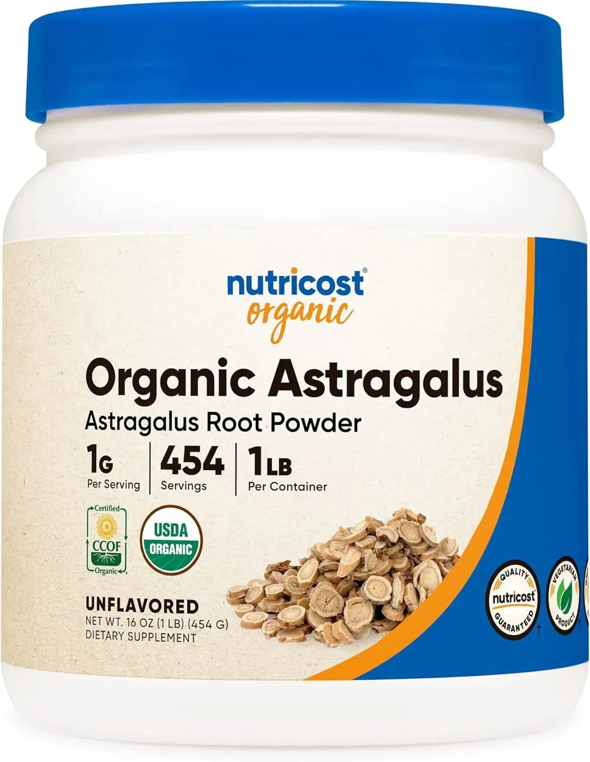 NUTRICOST - Nutricost Organic Astragalus Root Powder 454Gr. - The Red Vitamin MX - Suplementos Alimenticios - {{ shop.shopifyCountryName }}