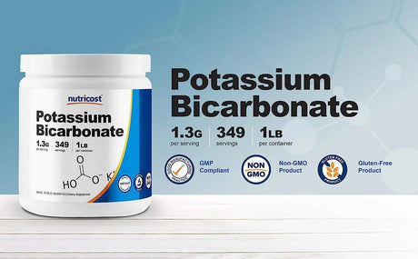 NUTRICOST - Nutricost Potassium Bicarbonate Powder 454Gr. - The Red Vitamin MX - Suplementos Alimenticios - {{ shop.shopifyCountryName }}