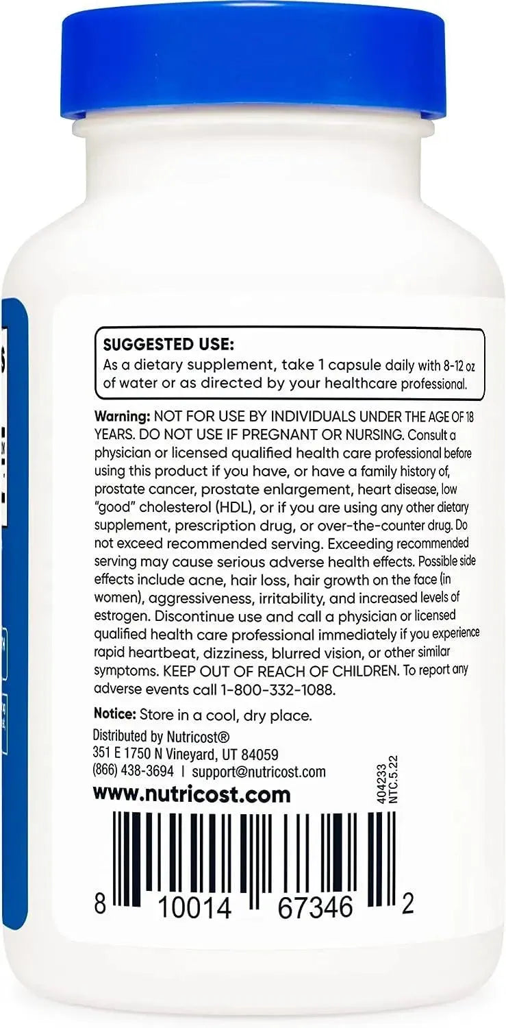 NUTRICOST - Nutricost Pregnenolone 10Mg. 120 Capsulas - The Red Vitamin MX - Suplementos Alimenticios - {{ shop.shopifyCountryName }}