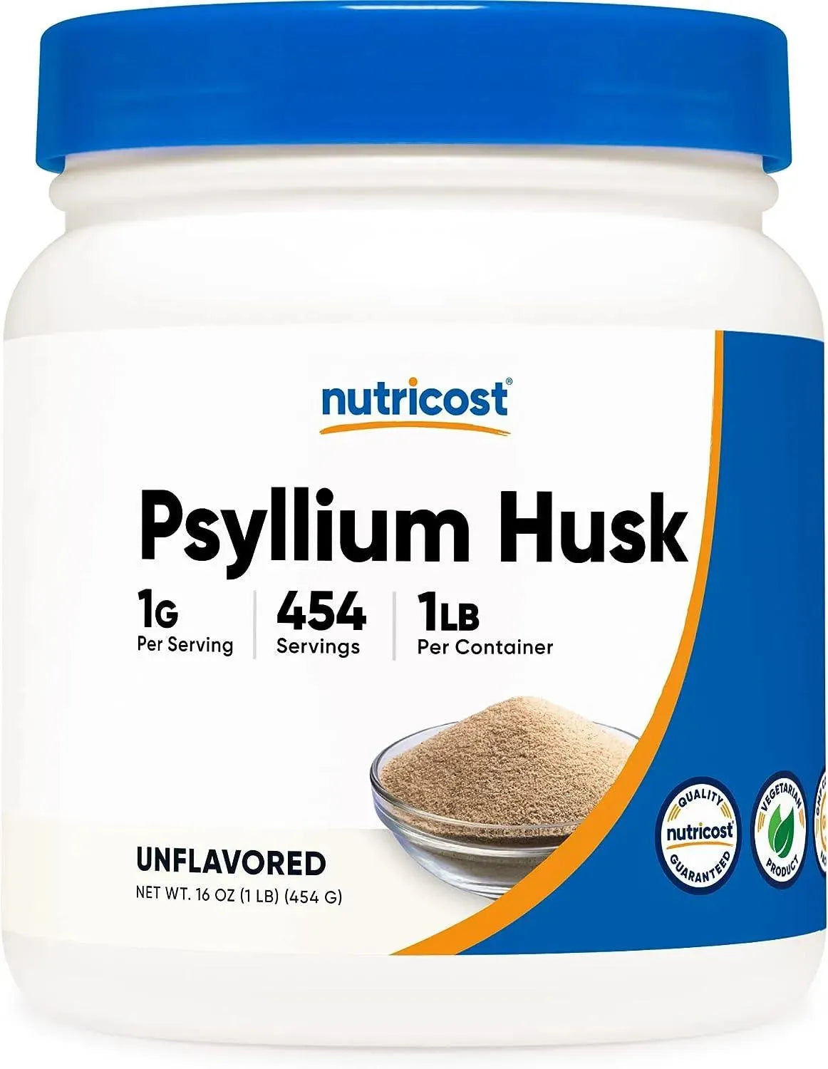 NUTRICOST - Nutricost Psyllium Husk Ground Powder 454Gr. - The Red Vitamin MX - Suplementos Alimenticios - {{ shop.shopifyCountryName }}