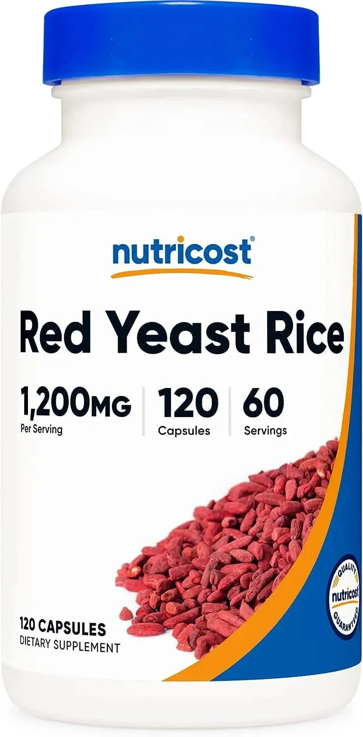 NUTRICOST - Nutricost Red Yeast Rice 1200Mg. 120 Capsulas - The Red Vitamin MX - Suplementos Alimenticios - {{ shop.shopifyCountryName }}