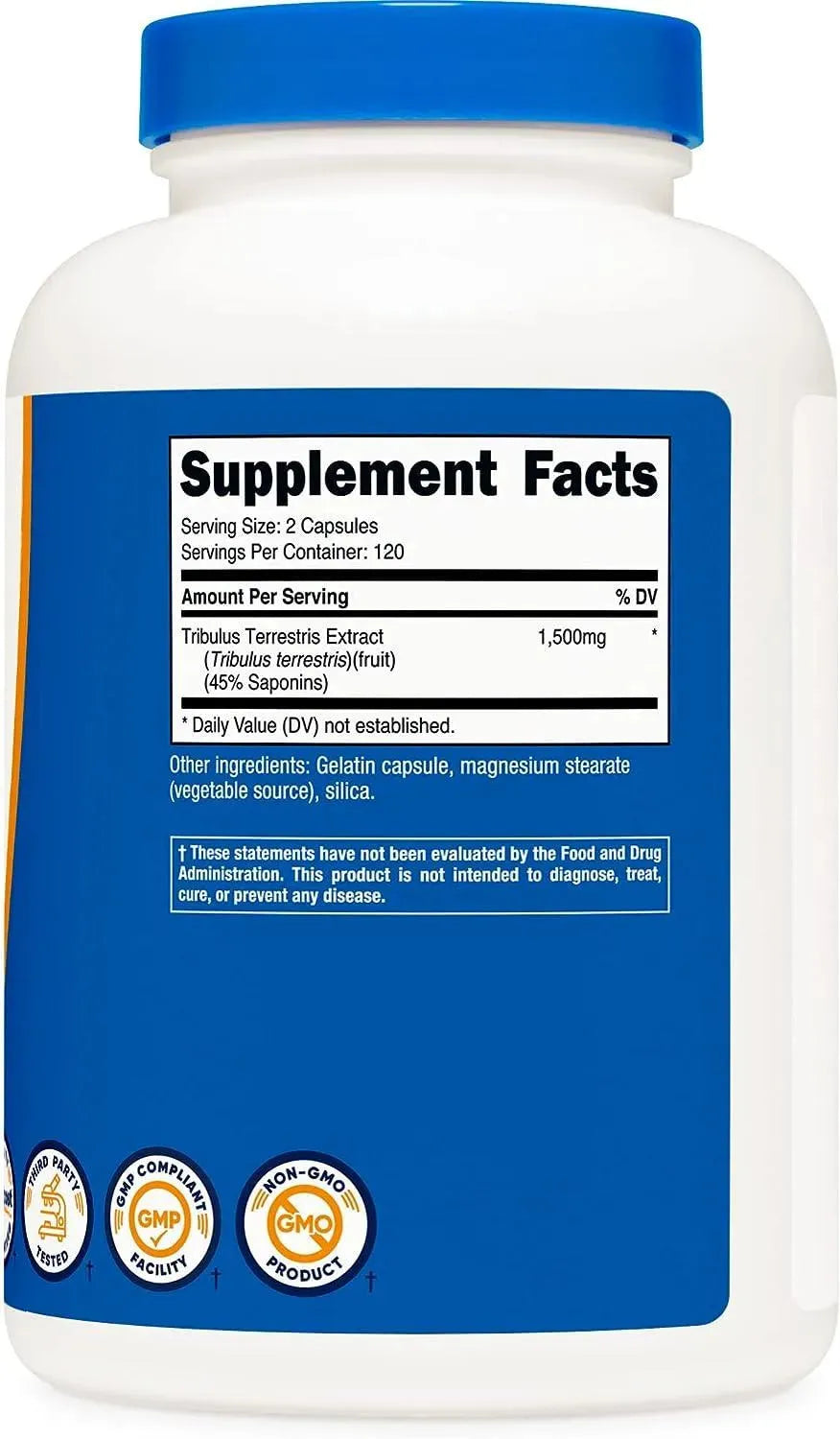 NUTRICOST - Nutricost Tribulus Terrestris Extract 1500Mg. 240 Capsulas - The Red Vitamin MX - Suplementos Alimenticios - {{ shop.shopifyCountryName }}