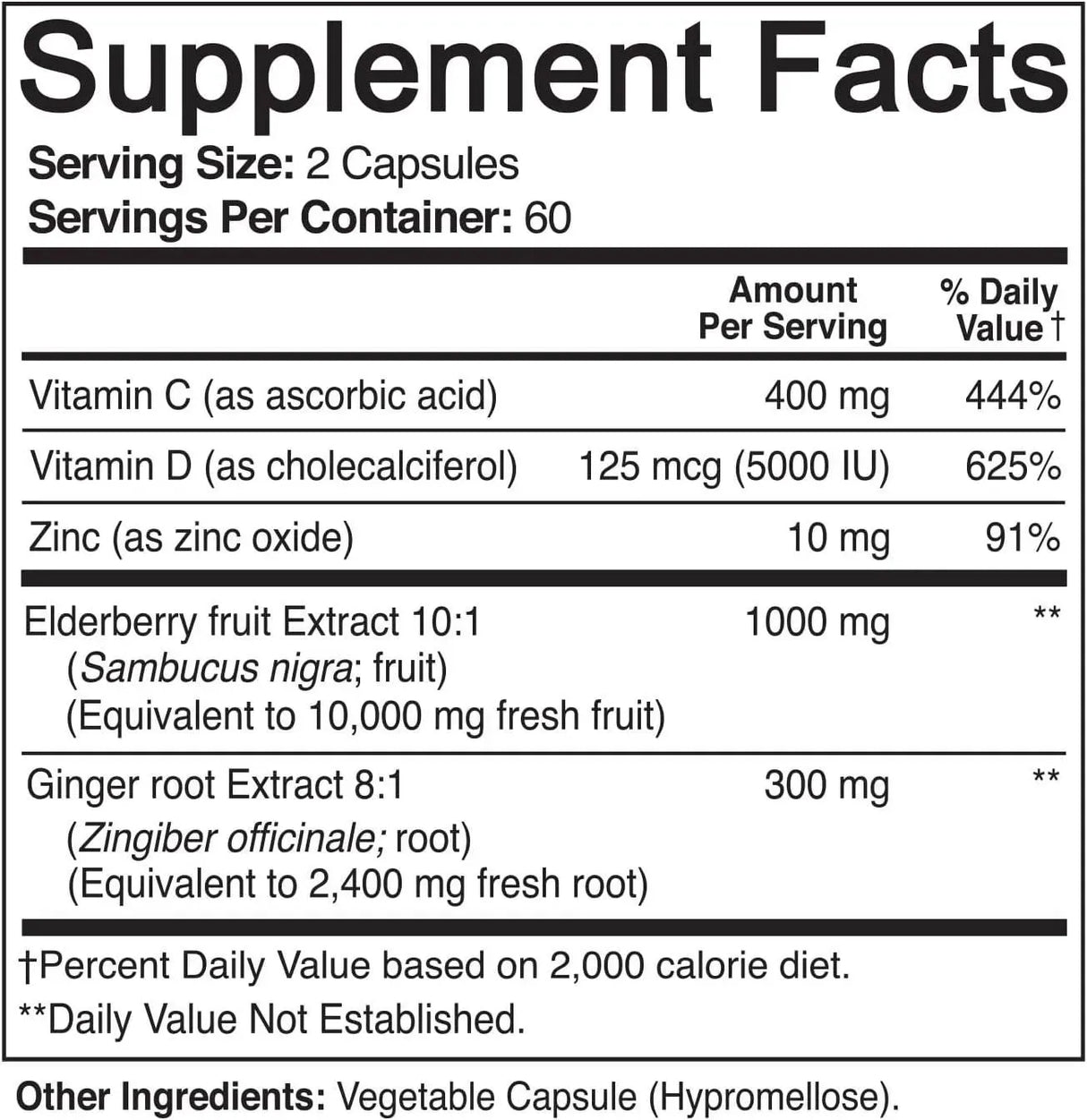 NUTRIFLAIR - NutriFlair Sambucus Elderberry 120 Capsulas - The Red Vitamin MX - Suplementos Alimenticios - {{ shop.shopifyCountryName }}