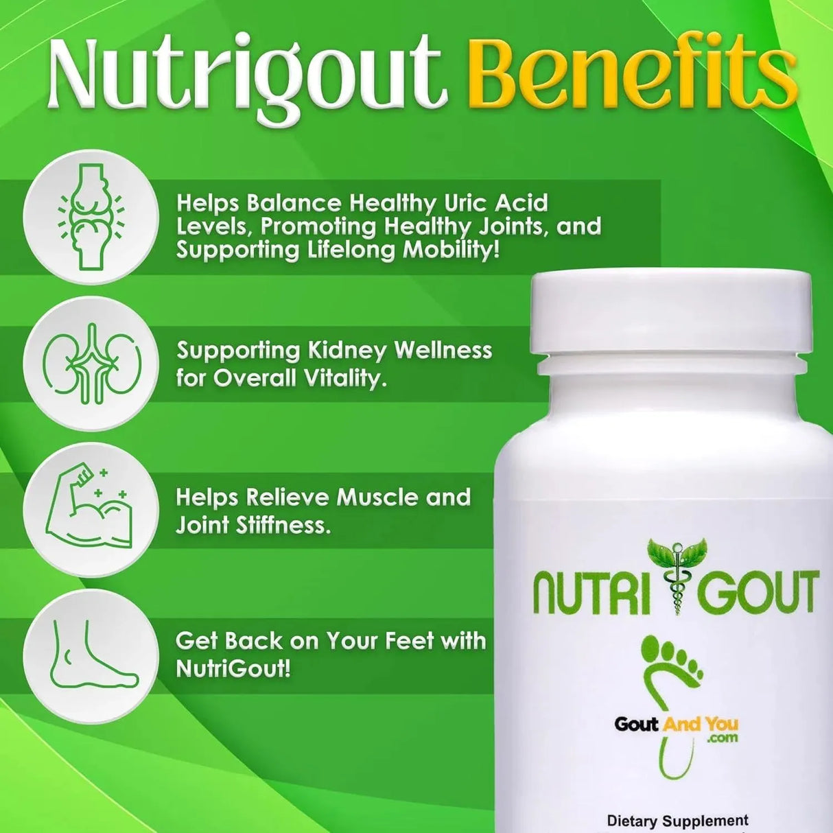 NUTRIGOUT - NutriGout Uric Acid Cleanse 60 Capsulas - The Red Vitamin MX - Suplementos Alimenticios - {{ shop.shopifyCountryName }}