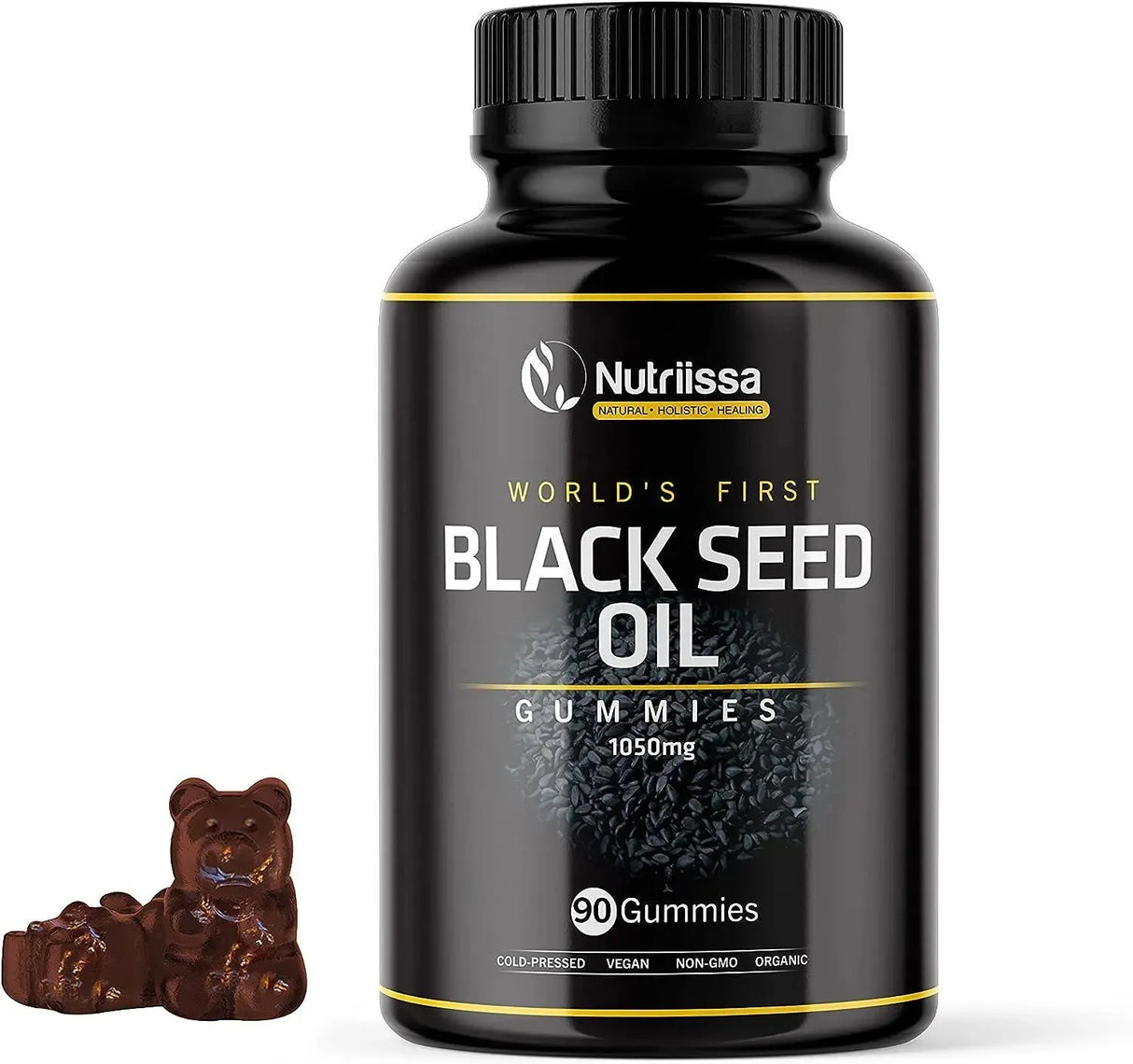 NUTRIISSA - Nutriissa Organic Black Seed Oil Gummy 1050Mg. 90 Gomitas - The Red Vitamin MX - Suplementos Alimenticios - {{ shop.shopifyCountryName }}