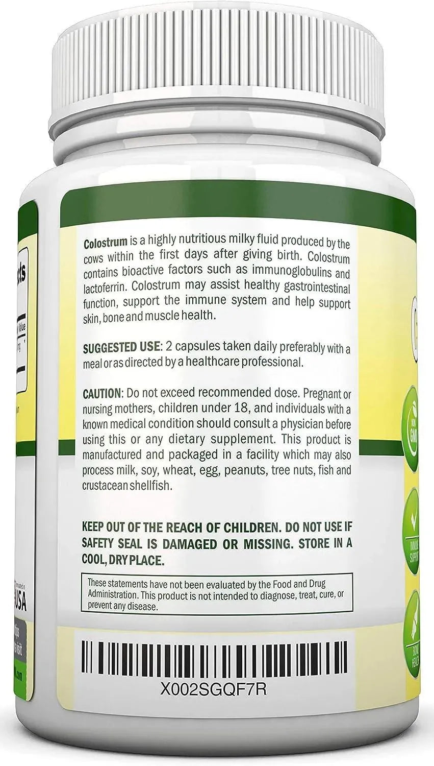 NUTRIONN - NutriONN Colostrum 1000Mg. 120 Capsulas - The Red Vitamin MX - Suplementos Alimenticios - {{ shop.shopifyCountryName }}