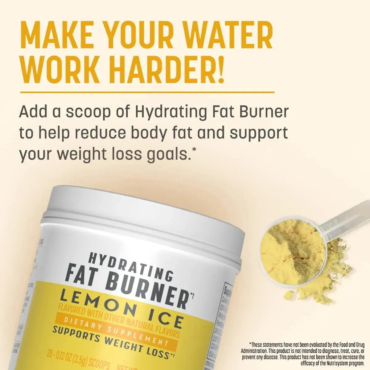 NUTRISYSTEM - Nutrisystem Hydrating Fat Burner Lemon Ice 28 Servicios 98Gr. - The Red Vitamin MX - Suplementos Alimenticios - {{ shop.shopifyCountryName }}