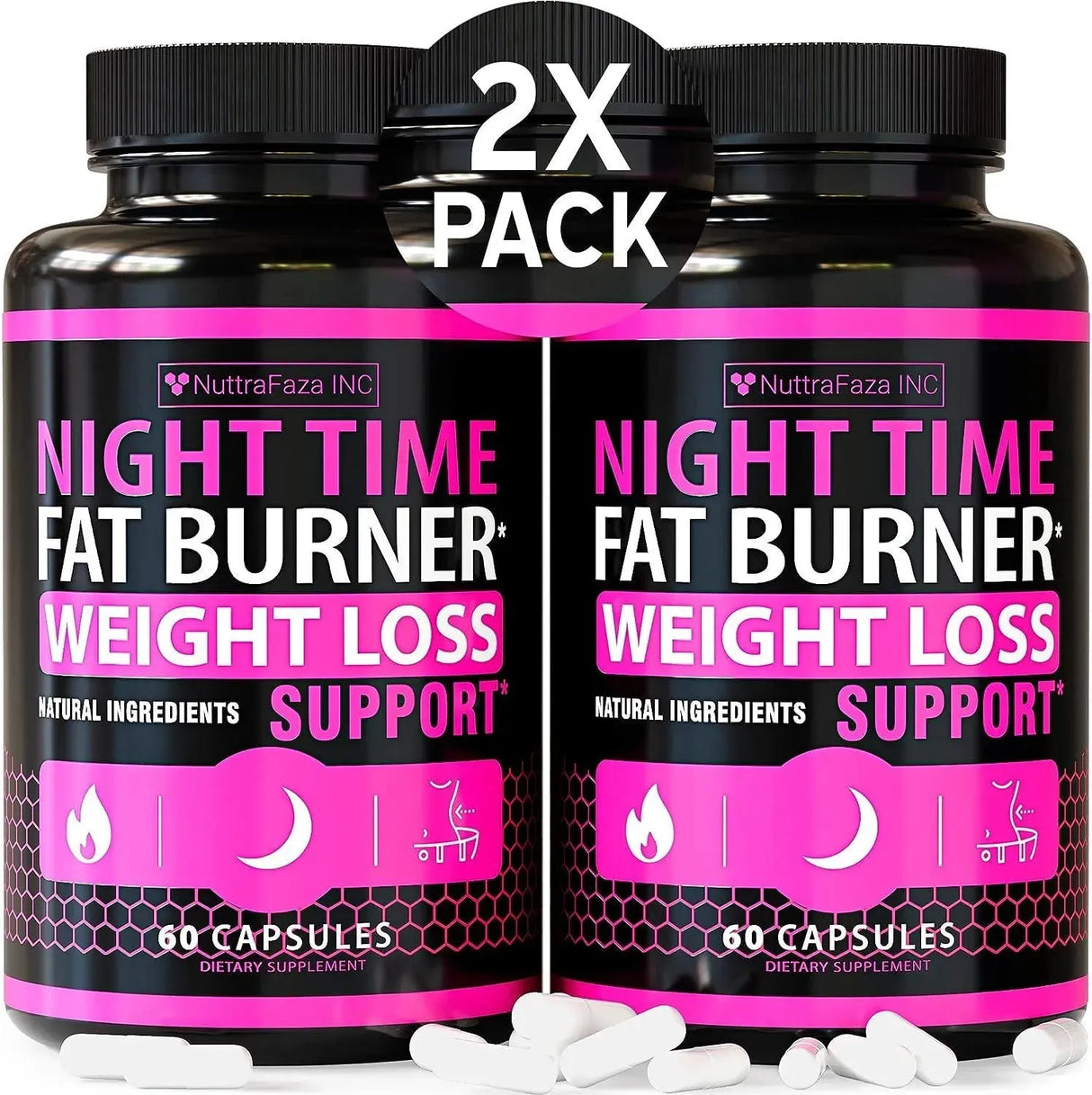NUTTRAFAZA - NuttraFaza Night Time Fat Burner for Women 120 Capsulas - The Red Vitamin MX - Suplementos Alimenticios - {{ shop.shopifyCountryName }}
