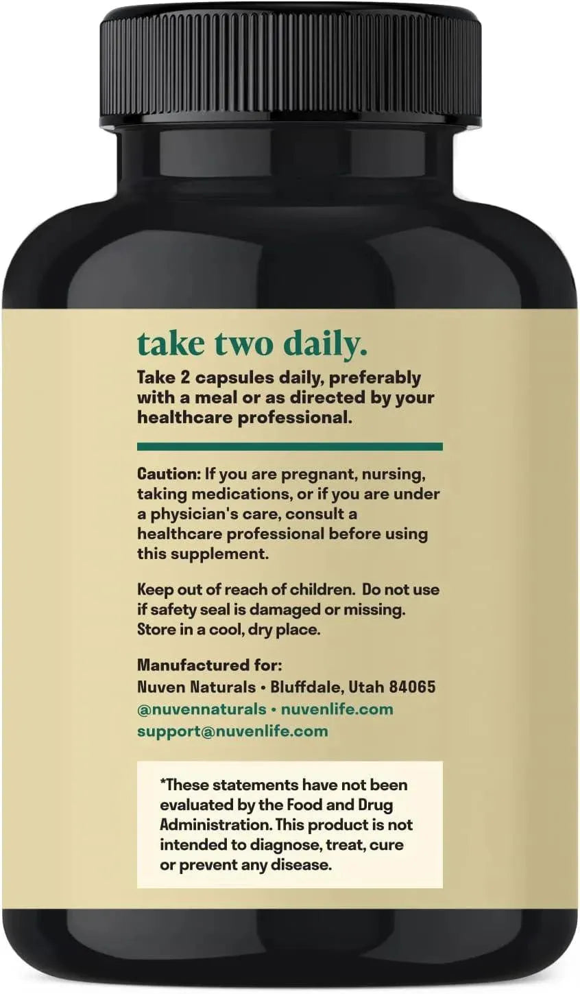 NUVEN NATURALS - Nuven Naturals Rhodiola Rosea 600Mg. 120 Capsulas - The Red Vitamin MX - Suplementos Alimenticios - {{ shop.shopifyCountryName }}