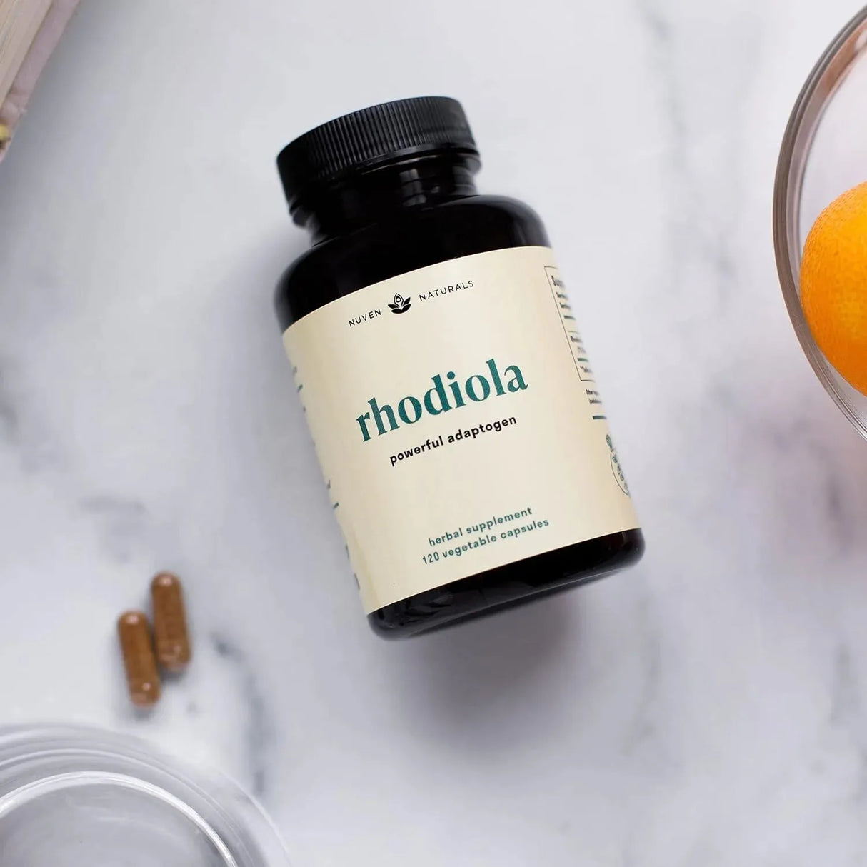 NUVEN NATURALS - Nuven Naturals Rhodiola Rosea 600Mg. 120 Capsulas - The Red Vitamin MX - Suplementos Alimenticios - {{ shop.shopifyCountryName }}