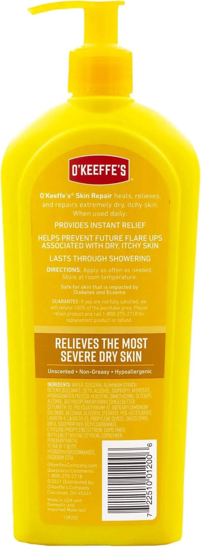 O'KEEFFE'S - O'Keeffe's Skin Repair Body Lotion 340Gr. - The Red Vitamin MX - Cremas Corporales - {{ shop.shopifyCountryName }}