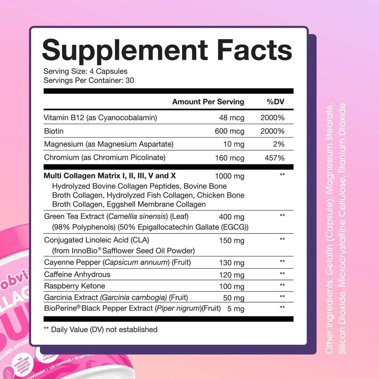 OBVI - Obvi Collagen Burn 120 Capsulas - The Red Vitamin MX - Suplementos Alimenticios - {{ shop.shopifyCountryName }}