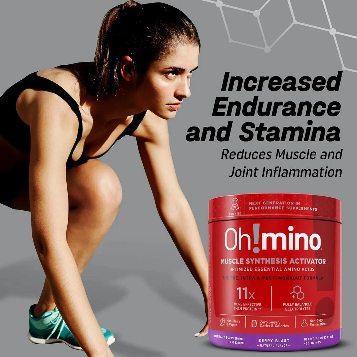 OH!MINO - Oh!mino Amino Acid Energy Blend Caffeinated Berry Blast 280Gr. - The Red Vitamin MX - Suplementos Alimenticios - {{ shop.shopifyCountryName }}