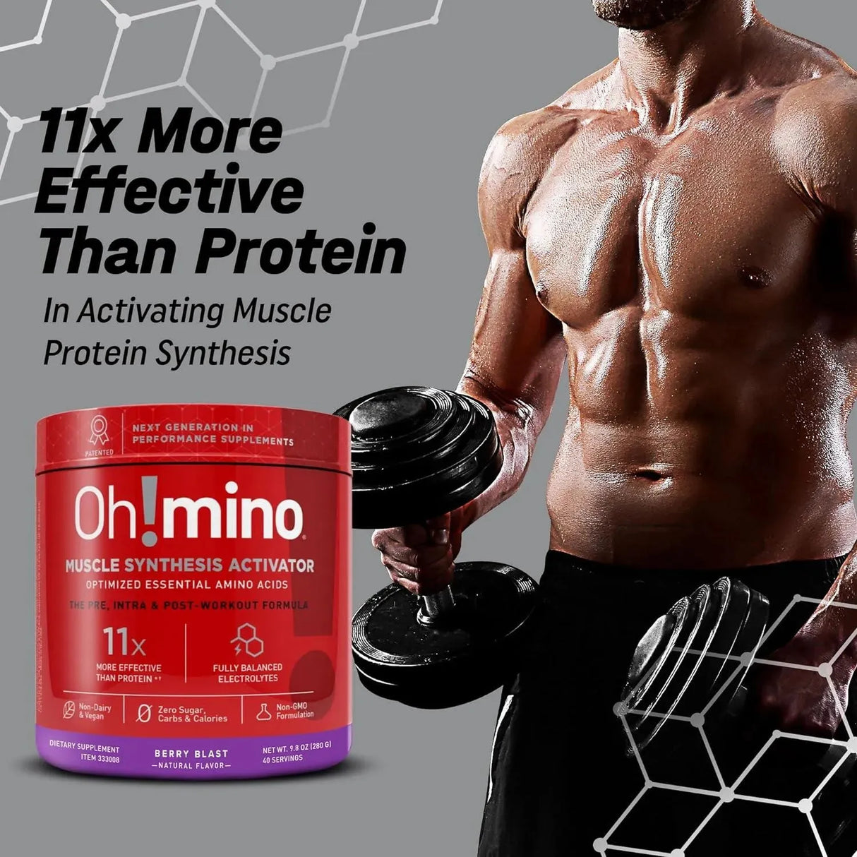 OH!MINO - Oh!mino Amino Acid Energy Blend Caffeinated Berry Blast 280Gr. - The Red Vitamin MX - Suplementos Alimenticios - {{ shop.shopifyCountryName }}