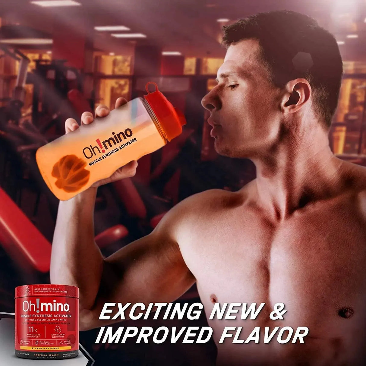 OH!MINO - Oh!mino Amino Acid Energy Blend Sugar-and-Stimulant-Free Tropical Splash 280Gr. - The Red Vitamin MX - Suplementos Alimenticios - {{ shop.shopifyCountryName }}