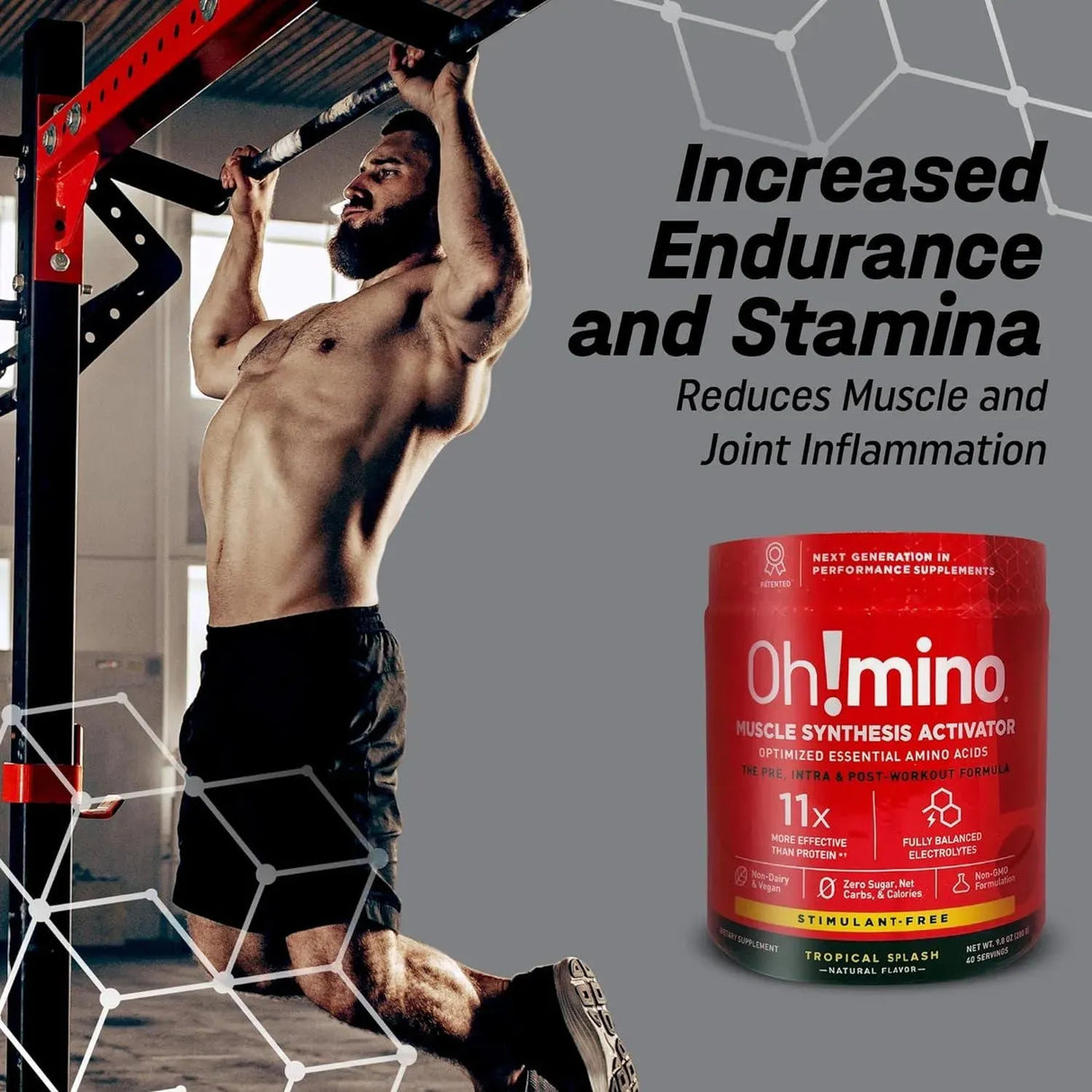 OH!MINO - Oh!mino Amino Acid Energy Blend Sugar-and-Stimulant-Free Tropical Splash 280Gr. - The Red Vitamin MX - Suplementos Alimenticios - {{ shop.shopifyCountryName }}