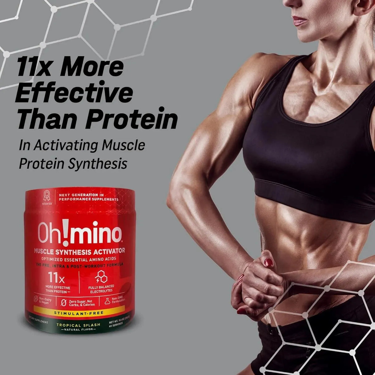 OH!MINO - Oh!mino Amino Acid Energy Blend Sugar-and-Stimulant-Free Tropical Splash 280Gr. - The Red Vitamin MX - Suplementos Alimenticios - {{ shop.shopifyCountryName }}