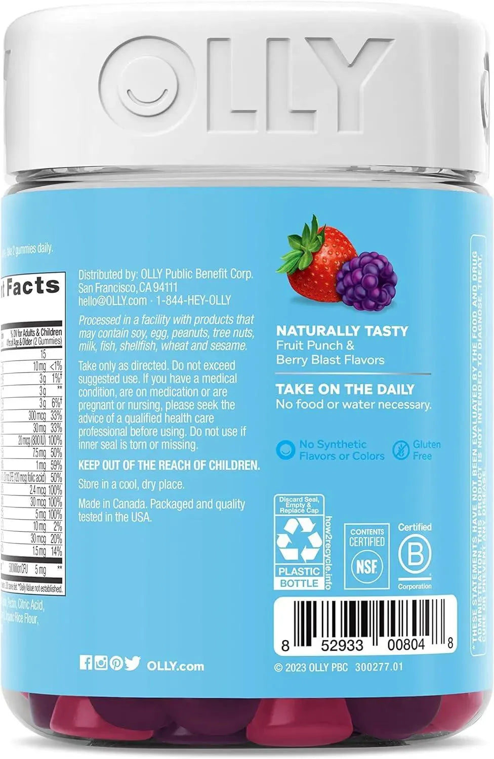 OLLY - OLLY Kids Multivitamin + Probiotic Gummy 100 Gomitas - The Red Vitamin MX - Suplementos Alimenticios - {{ shop.shopifyCountryName }}