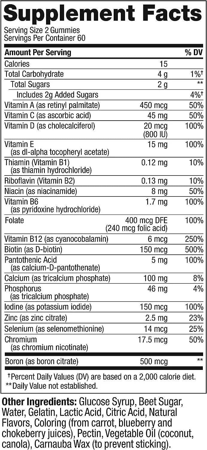OLLY - OLLY Women's Multivitamin 120 Gomitas - The Red Vitamin MX - Suplementos Alimenticios - {{ shop.shopifyCountryName }}