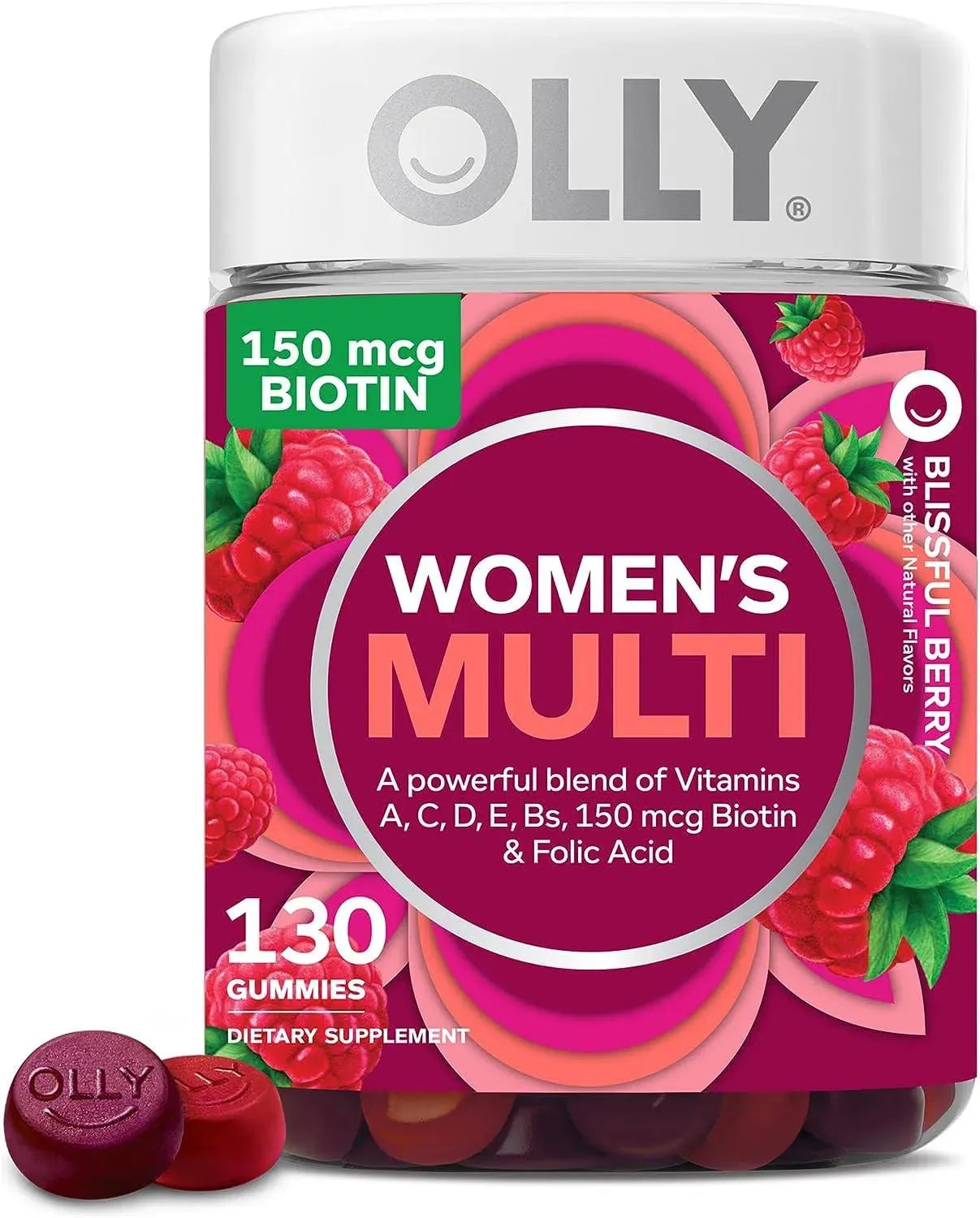 OLLY - OLLY Women's Multivitamin 130 Gomitas - The Red Vitamin MX - Suplementos Alimenticios - {{ shop.shopifyCountryName }}