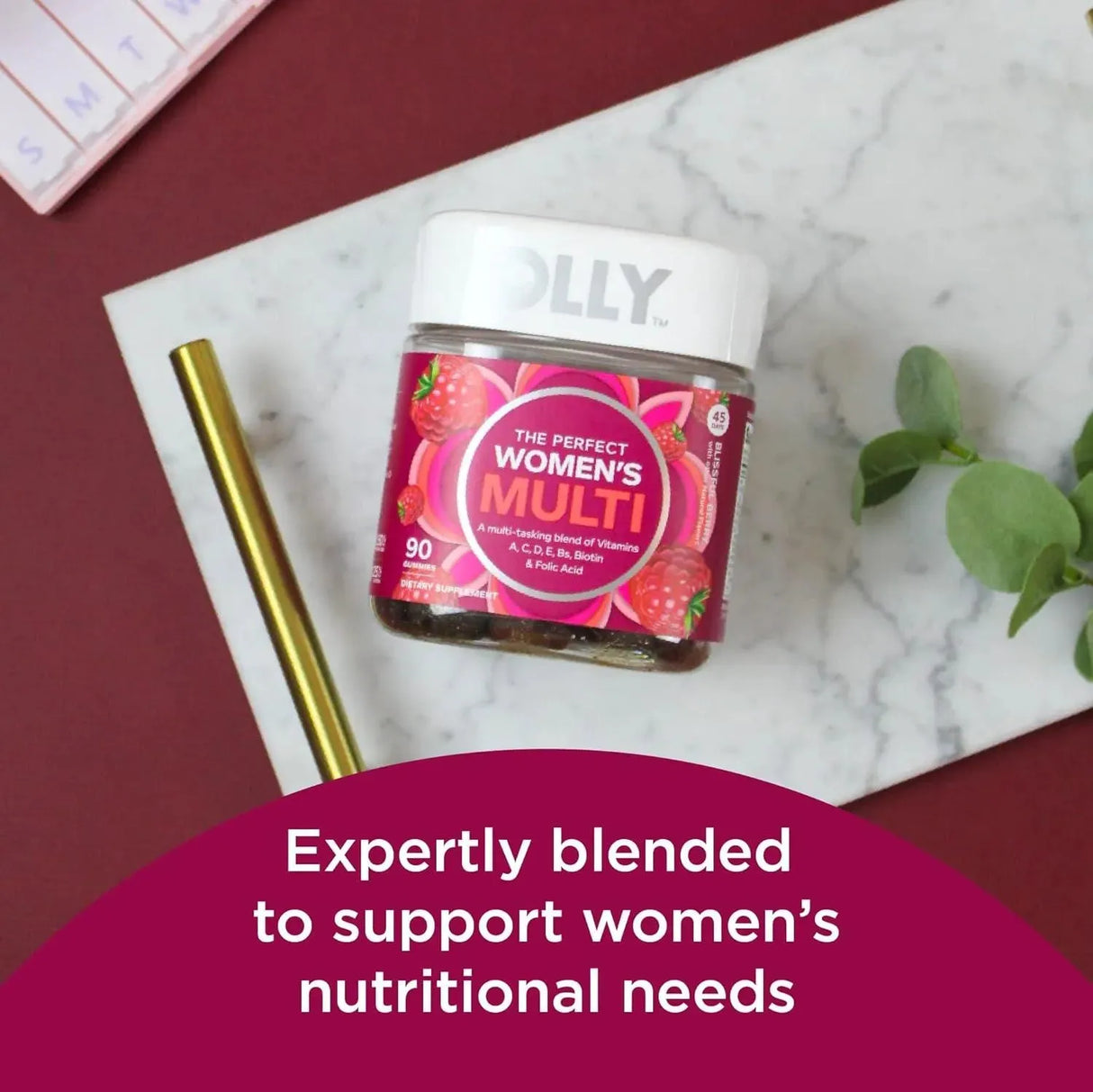 OLLY - OLLY Women's Multivitamin 130 Gomitas - The Red Vitamin MX - Suplementos Alimenticios - {{ shop.shopifyCountryName }}