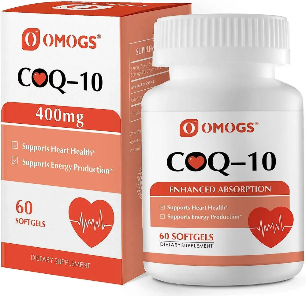 OMOGS - OMOGS CoQ10 400Mg. 60 Capsulas Blandas - The Red Vitamin MX - Suplementos Alimenticios - {{ shop.shopifyCountryName }}
