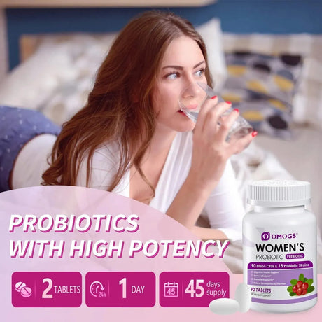 OMOGS - OMOGS Women's Probiotic 90 Tabletas - The Red Vitamin MX - Suplementos Alimenticios - {{ shop.shopifyCountryName }}