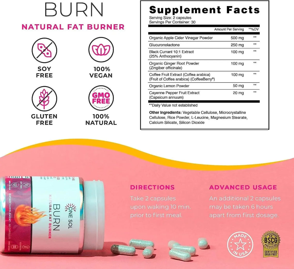 ONE SOL - One Sol Fat Burner for Women 60 Capsulas - The Red Vitamin MX - Suplementos Alimenticios - {{ shop.shopifyCountryName }}