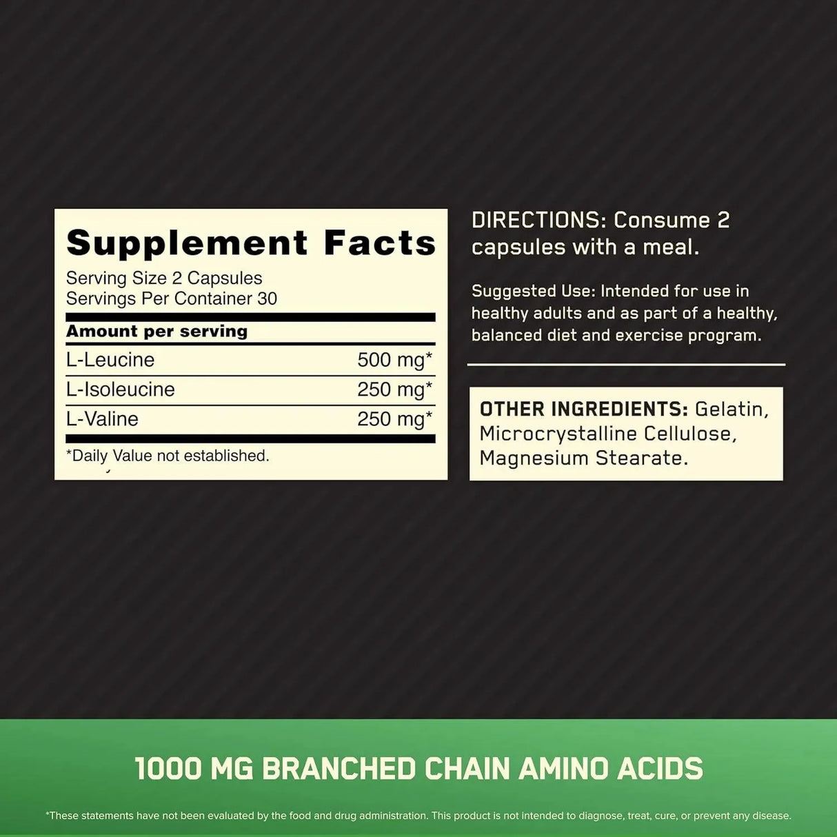 OPTIMUM NUTRITION - Optimum Nutrition Instantized BCAA 1000Mg. 60 Capsulas - The Red Vitamin MX - Suplementos Alimenticios - {{ shop.shopifyCountryName }}