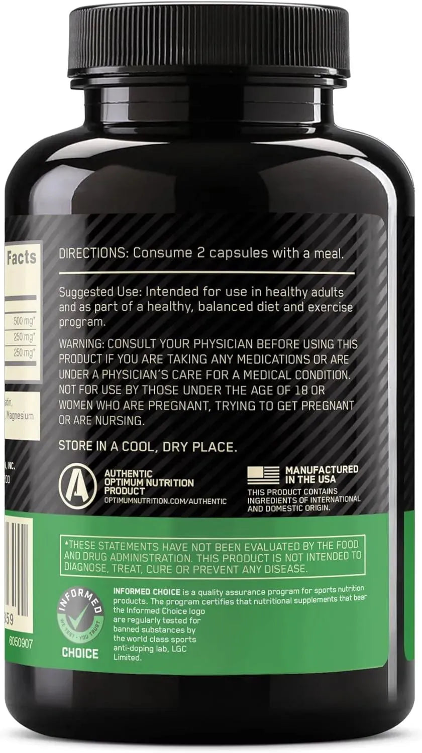 OPTIMUM NUTRITION - Optimum Nutrition Instantized BCAA 1000Mg. 60 Capsulas - The Red Vitamin MX - Suplementos Alimenticios - {{ shop.shopifyCountryName }}