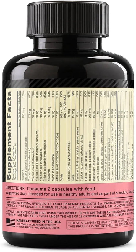 OPTIMUM NUTRITION - Optimum Nutrition Opti-Women Multivitamin 60 Capsulas - The Red Vitamin MX - Suplementos Alimenticios - {{ shop.shopifyCountryName }}