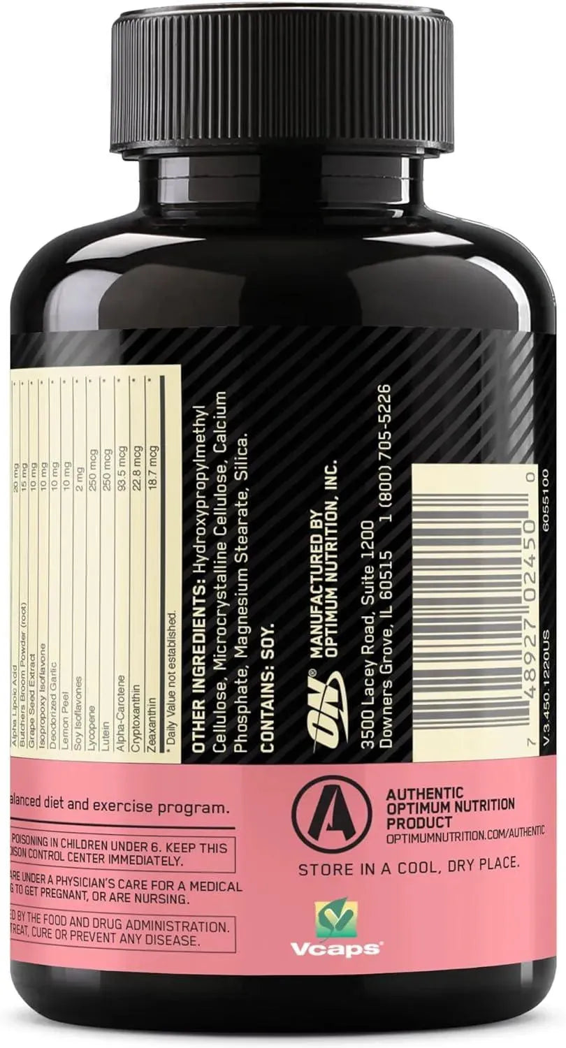 OPTIMUM NUTRITION - Optimum Nutrition Opti-Women Multivitamin 60 Capsulas - The Red Vitamin MX - Suplementos Alimenticios - {{ shop.shopifyCountryName }}