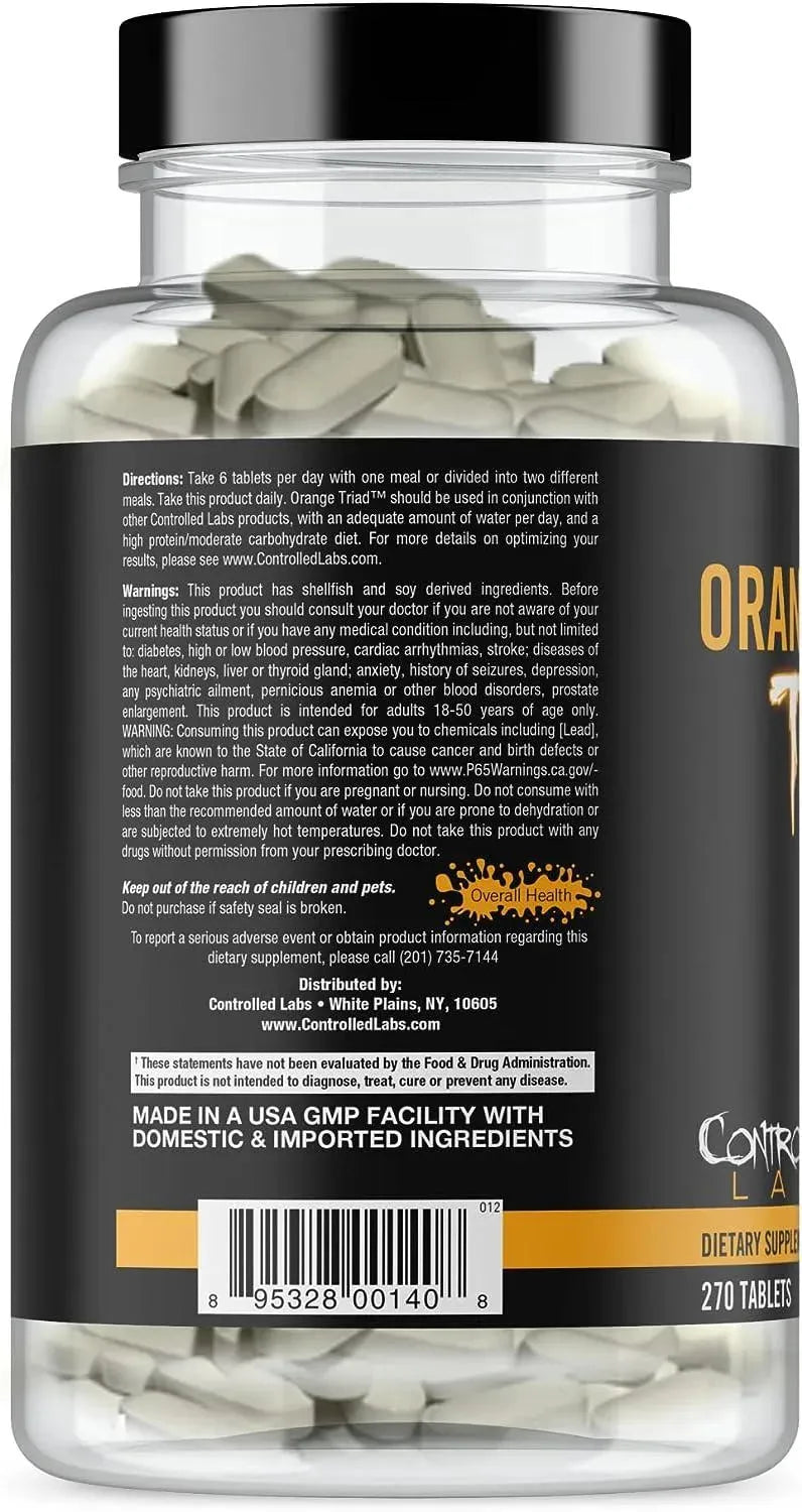 ORANGE TRIAD - Orange Triad Daily Multivitamin for Men and Women 270 Tabletas - The Red Vitamin MX - Suplementos Alimenticios - {{ shop.shopifyCountryName }}