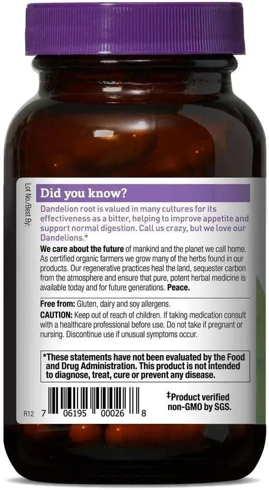 OREGON'S WILD HARVEST - Oregon's Wild Harvest Dandelion Root 90 Capsulas - The Red Vitamin MX - Suplementos Alimenticios - {{ shop.shopifyCountryName }}